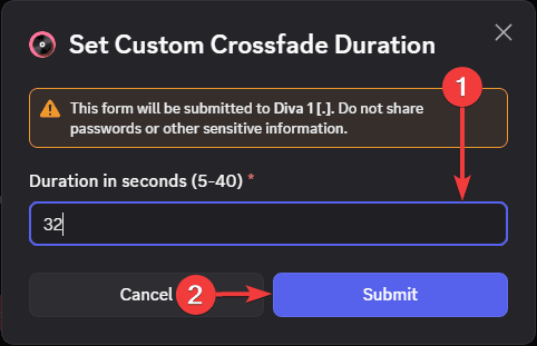 Custom Duration Input