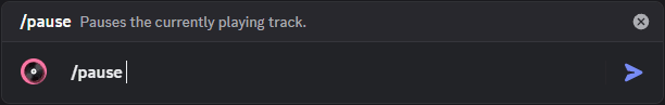 /pause command